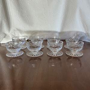 Lot #20 -   Waterford Ice Cream Bowls - Set of 8.