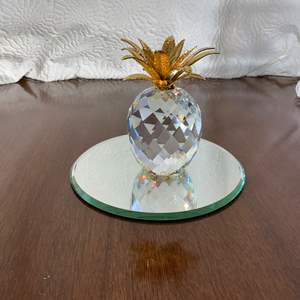 Lot #27 -   Swarovski Crystal Pineapple Decorative Piece