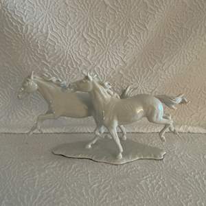 Lot #76 -   Beautiful White Porcelain Horse Figurine from West Germany