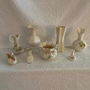 Lot #78 -   Large Collection of Belleek Irish Porcelain