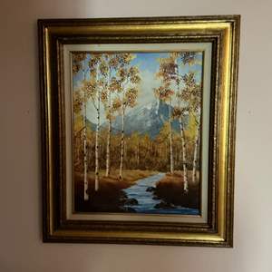 Lot #143 -   Original Oil Painting by VM Stachnik - 1983