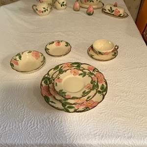 Lot #179 -   Franciscan Desert Rose Dinnerware Set 