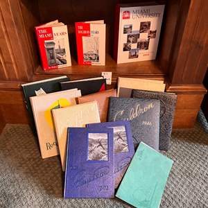 Lot #84 -  Vintage University and High School Yearbooks Lot