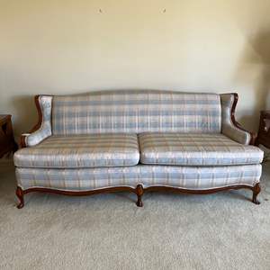 LV- Lot #4 -  Vintage 1960s Queen Anne Style Sofa