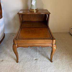 LV- Lot #3 - Vintage 1960s French Provincial Style Side Table