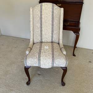 LV- Lot #9 - Vintage High-Back Accent Chair