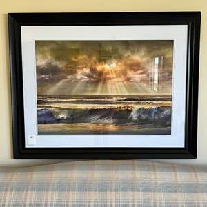 LV- Lot #21 - Framed Ocean Print