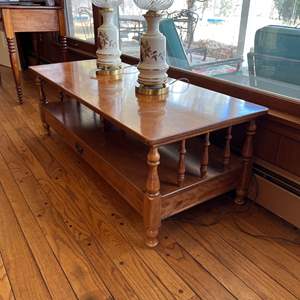 F- Lot #29 - Vintage Ethan Allen Maple Wood Coffee Table