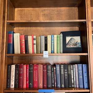 O- Lot #74 -  Vintage Book Lot - Includes Works by Jefferson, Hamilton, Franklin, and More.