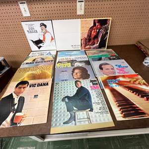 Lot #609 -  Vintage Vinyl Records Lot - Ray Conniff, Pat Boone, Martin Denny, Fats Waller & More.