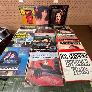 Lot #608 -  Vinyl Record Lot - Various Artists Including Ray Conniff, Ferrante & Teicher, Ed Ames, Marian Anderson, and More.