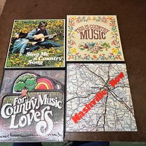 Lot #614 -  Assorted Country Vinyl Record Album Sets - Multi-Album Sets