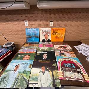 Lot #596 -  Vintage Vinyl Record Lot - Jim Nabors, Eddy Arnold, and More!