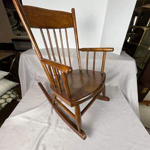 Lot #627 -  Vintage Child's Rocking Chair