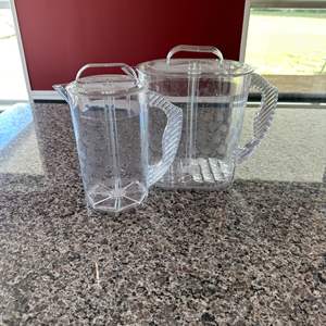 Lot #23 (2) Pampered Chef Pitchers