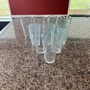 Lot #33 (10) Clear Drinking Glasses