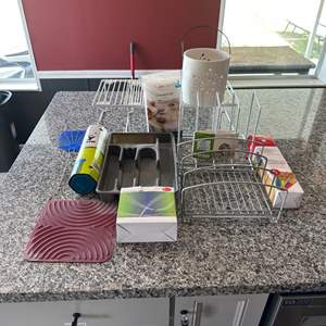 Lot #40 Variety of Kitchen Organizers & More