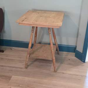 Lot #104 2-Tier Plant Stand/Table