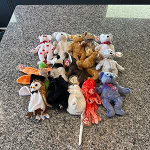 Lot #123 Variety of Ty Beanie Babies