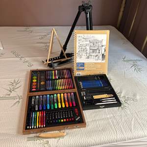 Lot #146 Paint, Markers, Sketching Pad & More Art Supplies