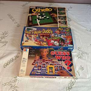 Lot #162 Variety of Games - Guess Who, Othello & Don't Wake Daddy