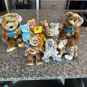 Lot #216 Assorted Ty Beanie Babies - Bears & More