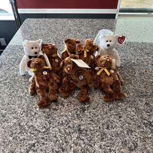 Lot #218 Assorted Ty Beanie Babies Bears