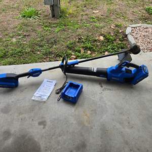 Lot #334 Kobalt Brushless Blower & Trimmer