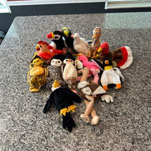 Lot #344 Assorted  Bird Ty Beanie Babies