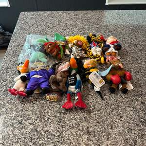 Lot #354 Variety of Meanies Plush Toys