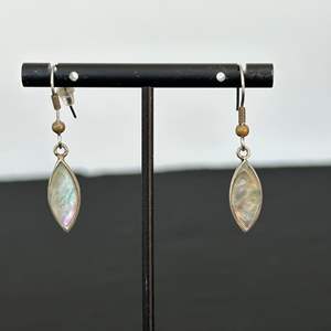 Lot #387 Stylish Pair of Alpaca Silver? Dangle Earrings