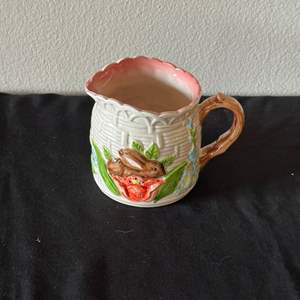 Lot #26 Hand Painted Ceramic Creamer Pitcher - Japan