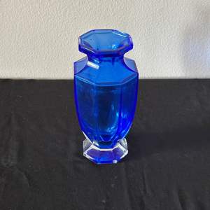 Lot #39 Blue Glass Bud Vase