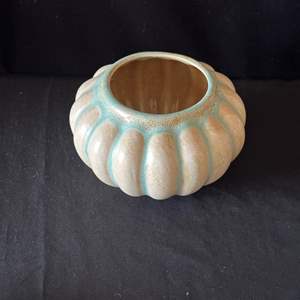 Lot #57 Vintage Pottery Bowl / Planter - Signed