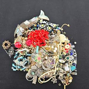 Lot #80 Large Assortment of Crafting Jewelry 