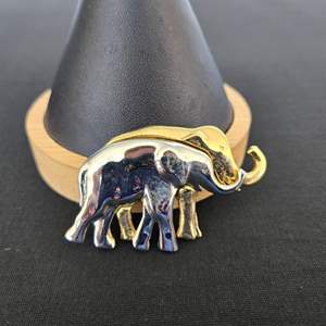 Lot #81 Vintage LC Elephant Brooch