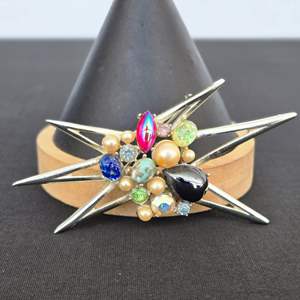 Lot #98 Vintage Emmons Brooch Dynamic Atomic Art