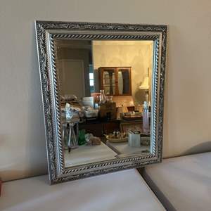 Lot #109 Beveled Framed Wall Mirror