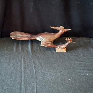 Lot #115 Carved Wood Birds