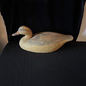 Lot #117 Carved Wood Duck