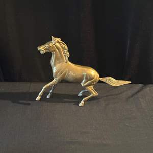 Lot #124 Brass Horse