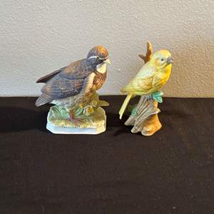 Lot #161 (2) Decorative Ceramic Birds