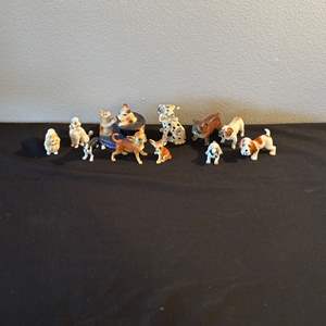 Lot #164 Cute Assortment of Ceramic Dogs - Some Japan