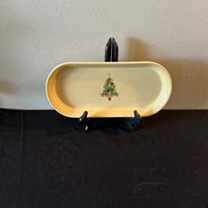 Lot #174 Fiesta Ware Christmas Bread Tray