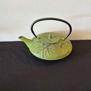 Lot #176 Cast Iron Tea Kettle