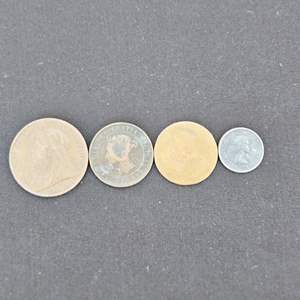 Lot #195 (4) Antique International Coins