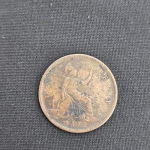 Lot #197 1872 Victoria Penny - Great Britain