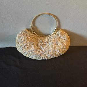 Lot #204 Hong Kong Lunar Shaped Beaded Evening Purse