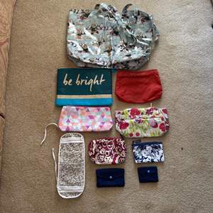 Lot #207 Variety of Cosmetic Bags