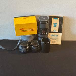 Lot #215 Assorted Camera Lenses